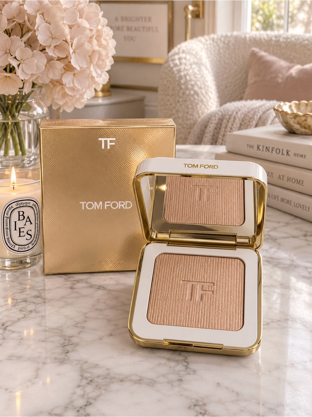 🎀 TOM FORD Soleil Glow Highlighter 02 Nude Sand 6g NIB